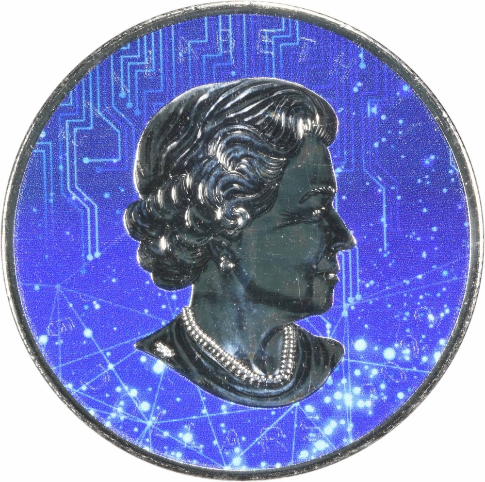 2022 Canada $5 Maple Leaf Artificial Intelligence .999 Silver BU OGP #906