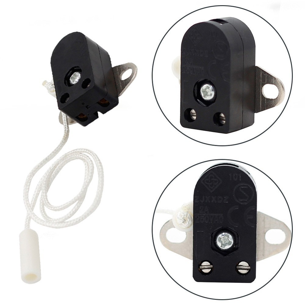 Pull cord switch Pull cord wall light switch with cord rotating pull cord switch