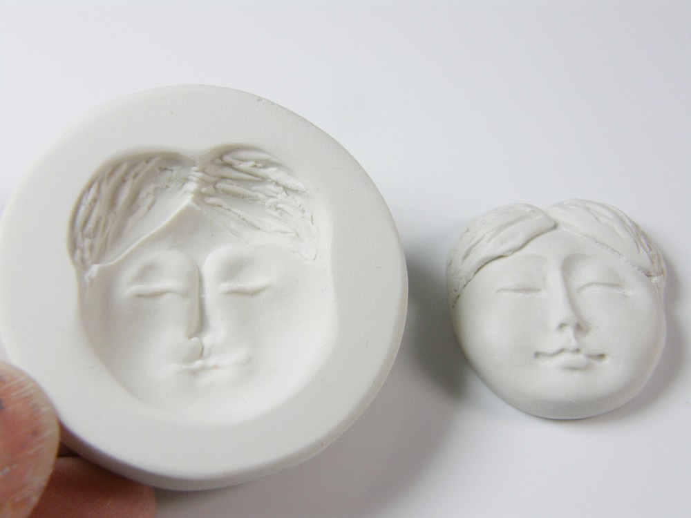 Face Polymer Clay Mold (MD1520)