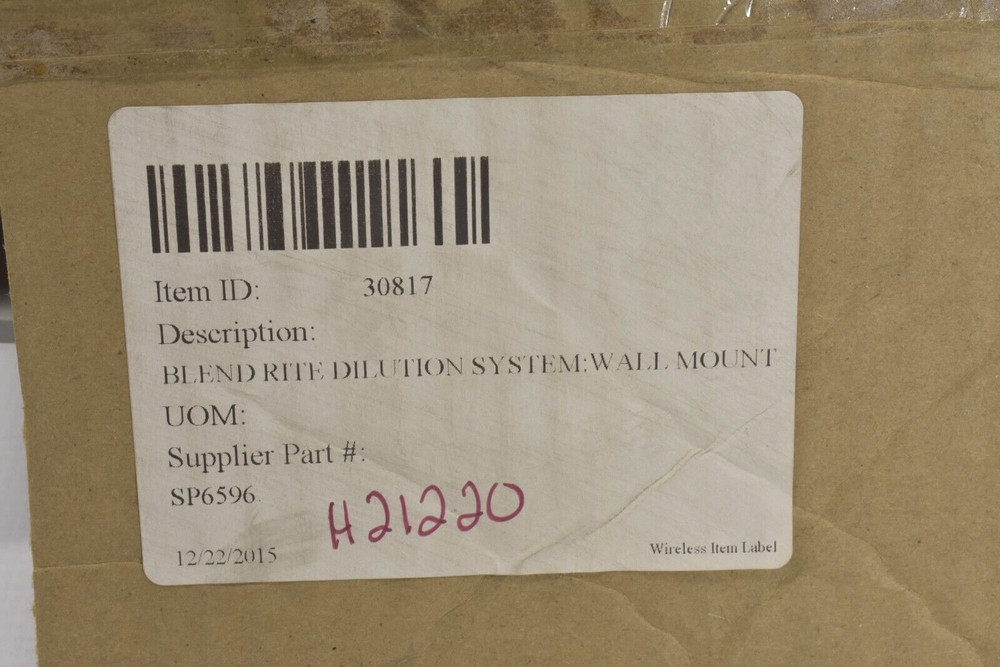 Blend Rite Dilution System Wall Mount SP6595