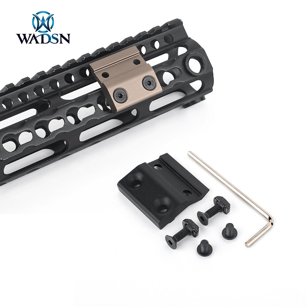 Keymod MLOK Flashlight Offset Mount Base for M300 M600 M600DF flashlight Adapter