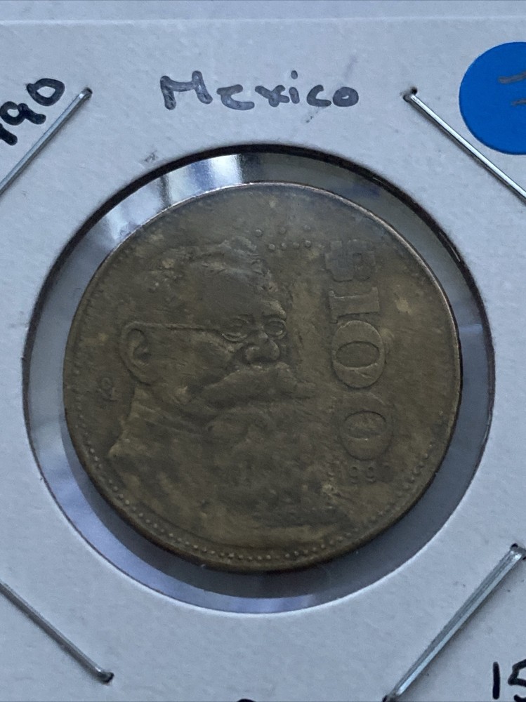 1990 Mexico 100 Pesos Coin