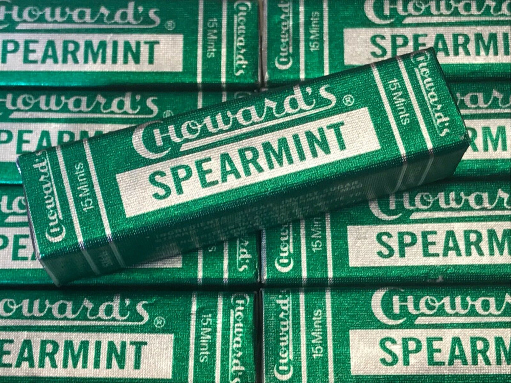 Chowards Spearmint Mints Candy - Choose From -1-12 Count - Bundle Pack
