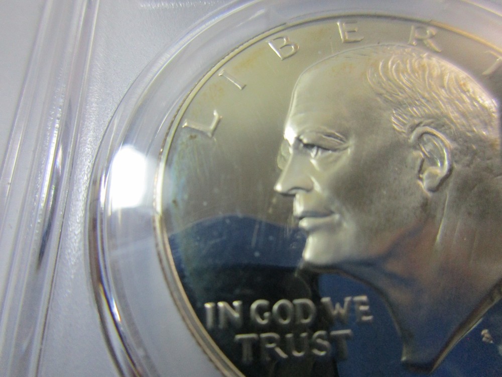 PCGS PR62DCAM 1973-S SILVER EISENHOWER DOLLAR PROOF /