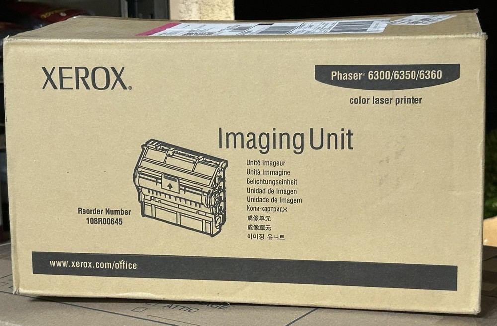 Xerox 108R00645 Genuine Imaging Unit Genuine Open Box