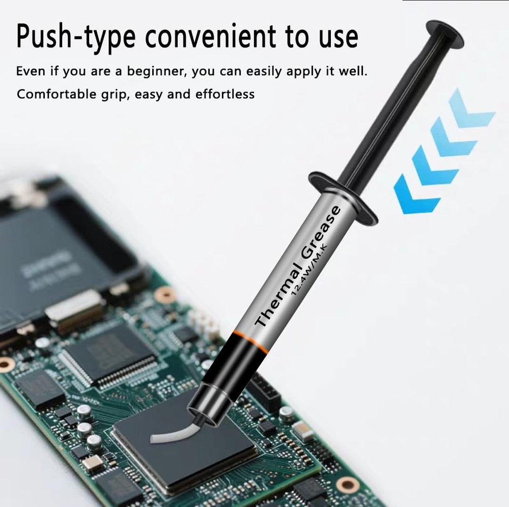 D12 Silver Series Thermal Paste High Performance CPU GPU Coolers 4g Pack