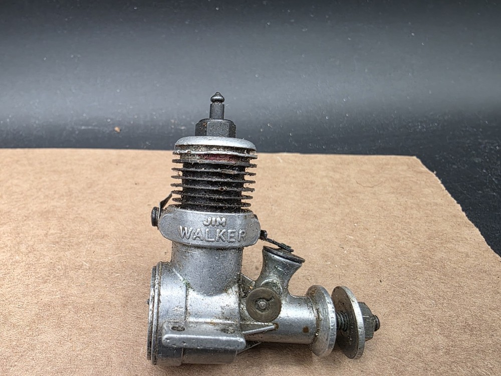 Vintage 1955 Spitfire Jim Walker 065 Plane Motor Model Engine Control Line / FF