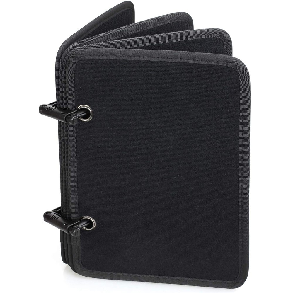 Flip-Page Patch Display Hook & Loop Tactical Patch Board Organizer with 4 Pages