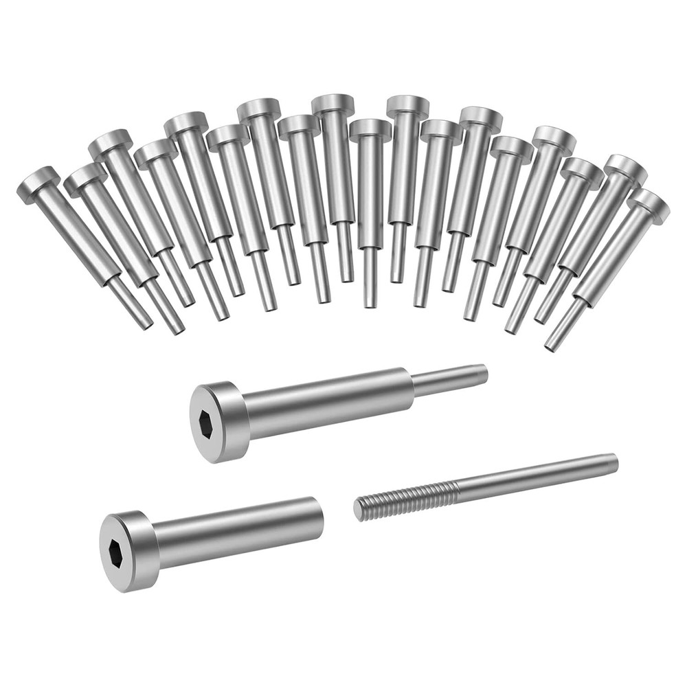 20 Pack 1/8" Invisible Cable Railing Kit Receiver and Swage Stud End Fitss Deck