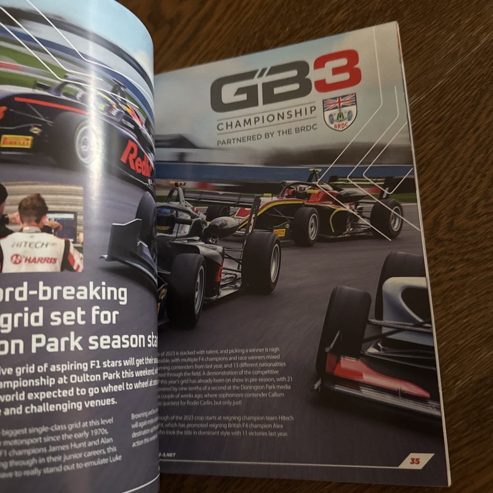 British GT Programme - April 2023 - Oulton Park - Pre owned