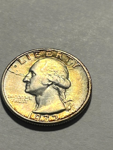 1932-D Washington Quarter/Silver/Issues/VF #18019-2