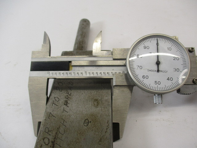 COMET # 1-A Threading Boring Bar 1/2" Shank 8" OAL & Rectangular Block Mount VGC
