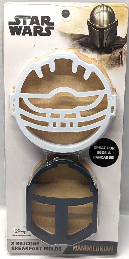 Star Wars The Mandalorian 2 Silicone Egg & Pancake Breakfast Molds