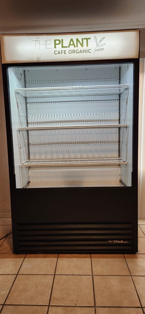 48” True TAC-48 open grab and go fridge