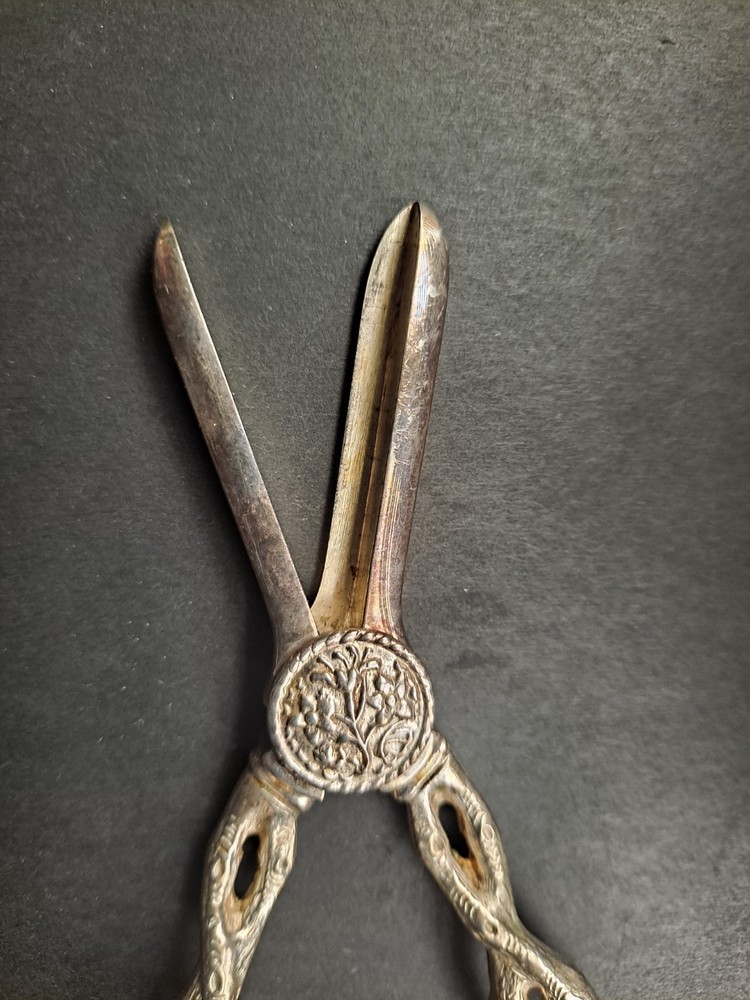 Vintage Antique Silver Plated Wine GRAPE SHEARS
