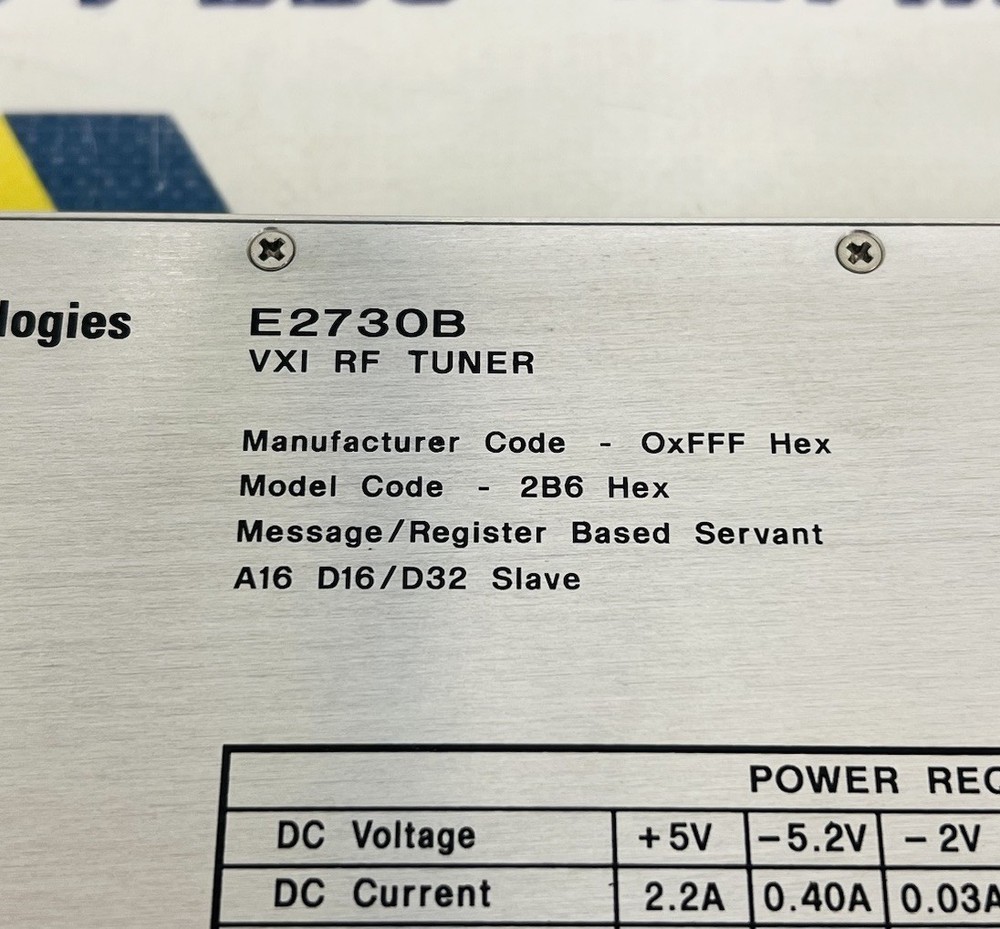 Agilent E2730B VXI RF TUNER Signal Analyzer