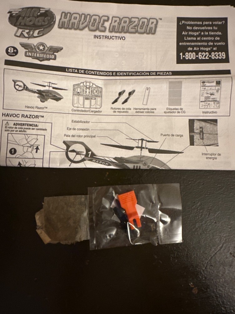 Air Hogs Havoc Razor extra parts only