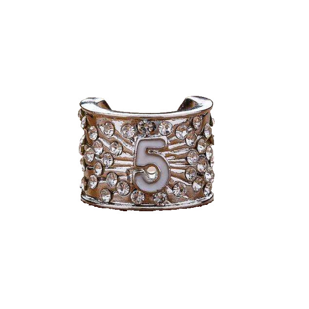 CharMED Stackable Personalize Stethoscope Bling Charm | 5 Year Milestone