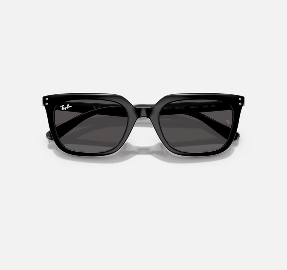 Ray-Ban RB4439D Polished Black Frame Grey lens