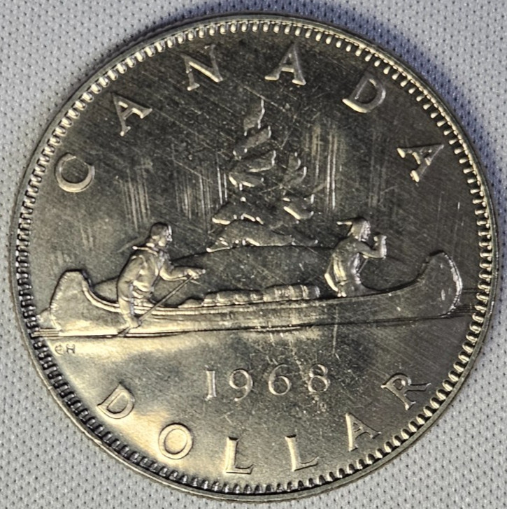 1968 Canada 1 Dollar Coin #AB720