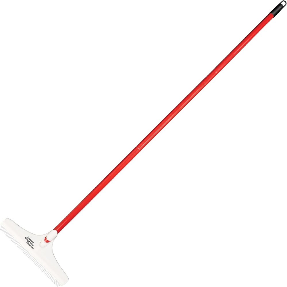 Nylon Bristle Carpet Groomer - 51" Handle