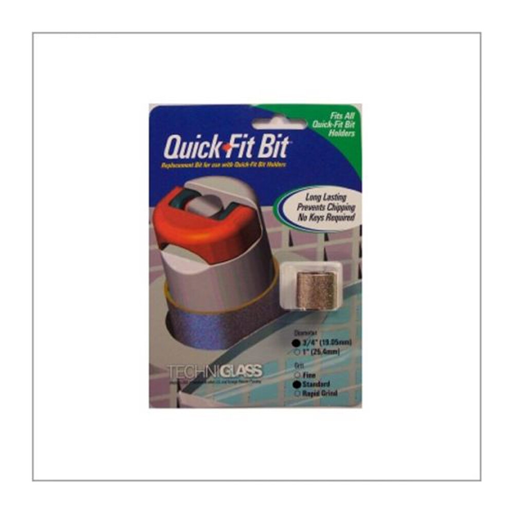 Techniglass 3/4 Inch Quick Fit Bit Replacement Bit