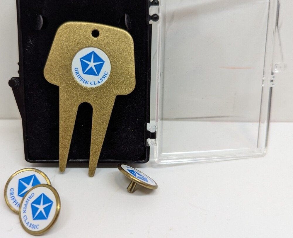 Vintage Griffin Classic Golf Divot Tool W/ Case