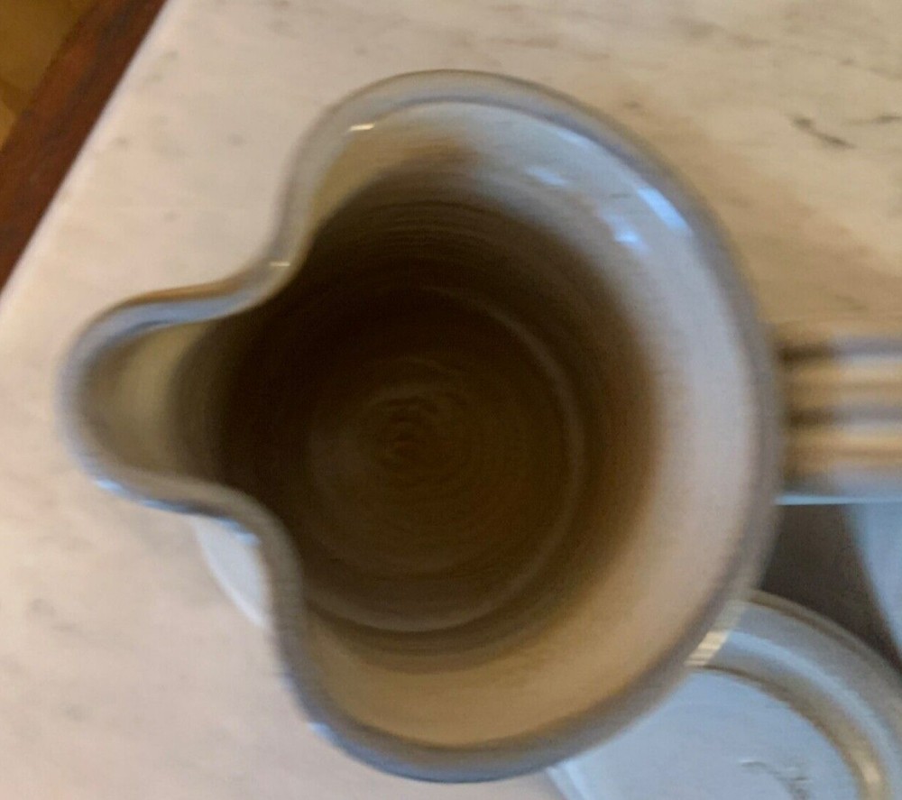 Studio Art Pottery Sugar and Creamer Set-Signed