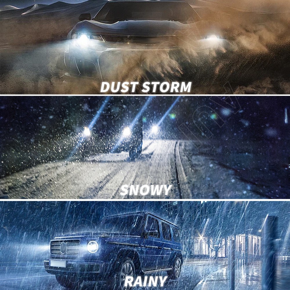 For 2007-2014 Honda CRV CR-V Combo LED Headlight High Low + Fog light bulbs Kit