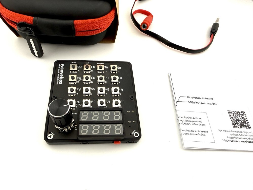 Woovebox Micro Synthesizer Pocket Operator Groovebox Drum Machine Sampler