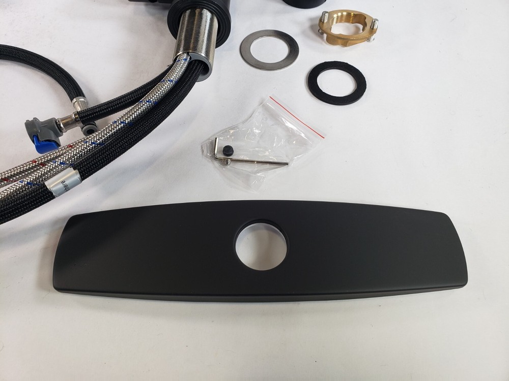 FORIOUS Black Kitchen Faucet with LOOSE Pull Down Sprayer - Read Description