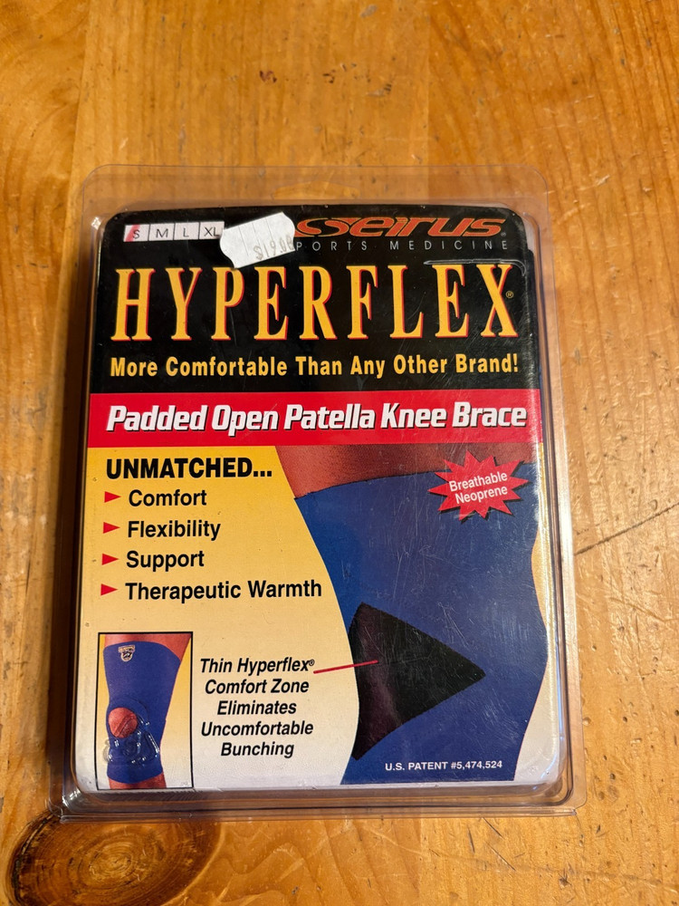 Serius Hyperflex Open Patella Knee Brace - Size S