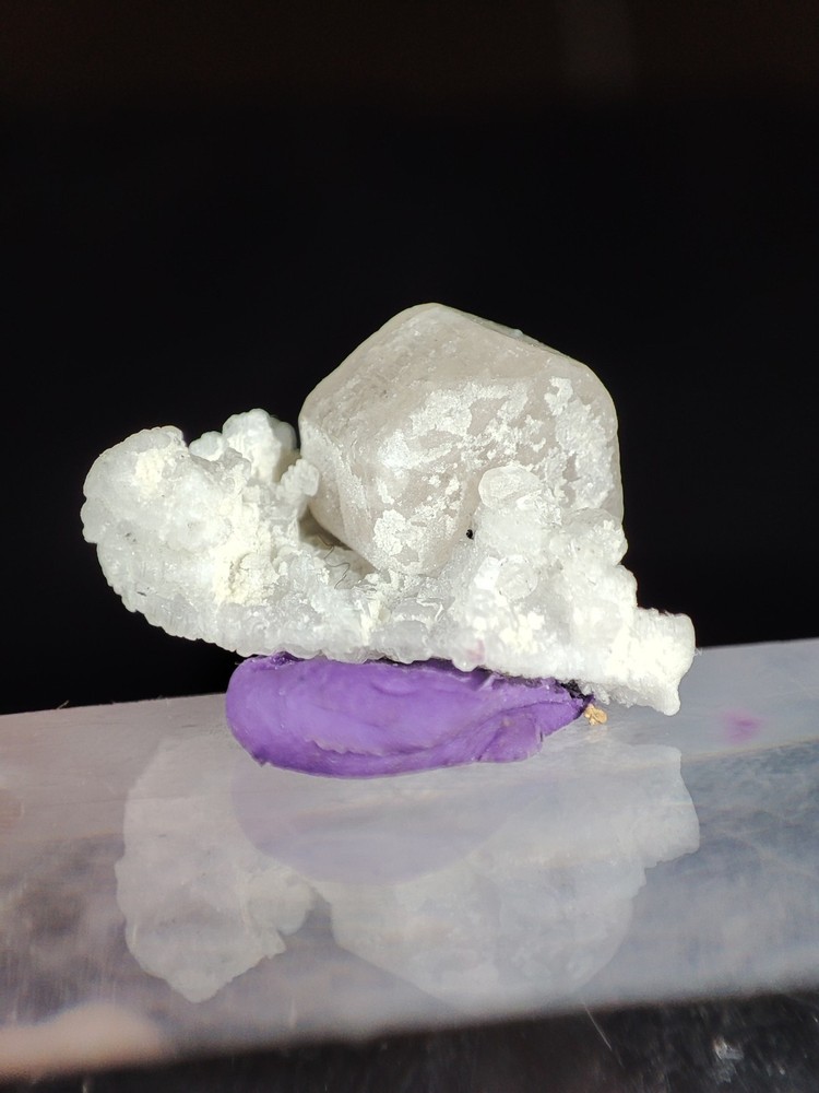 Fluorescent Apatite Crystals Having Nice Growth.