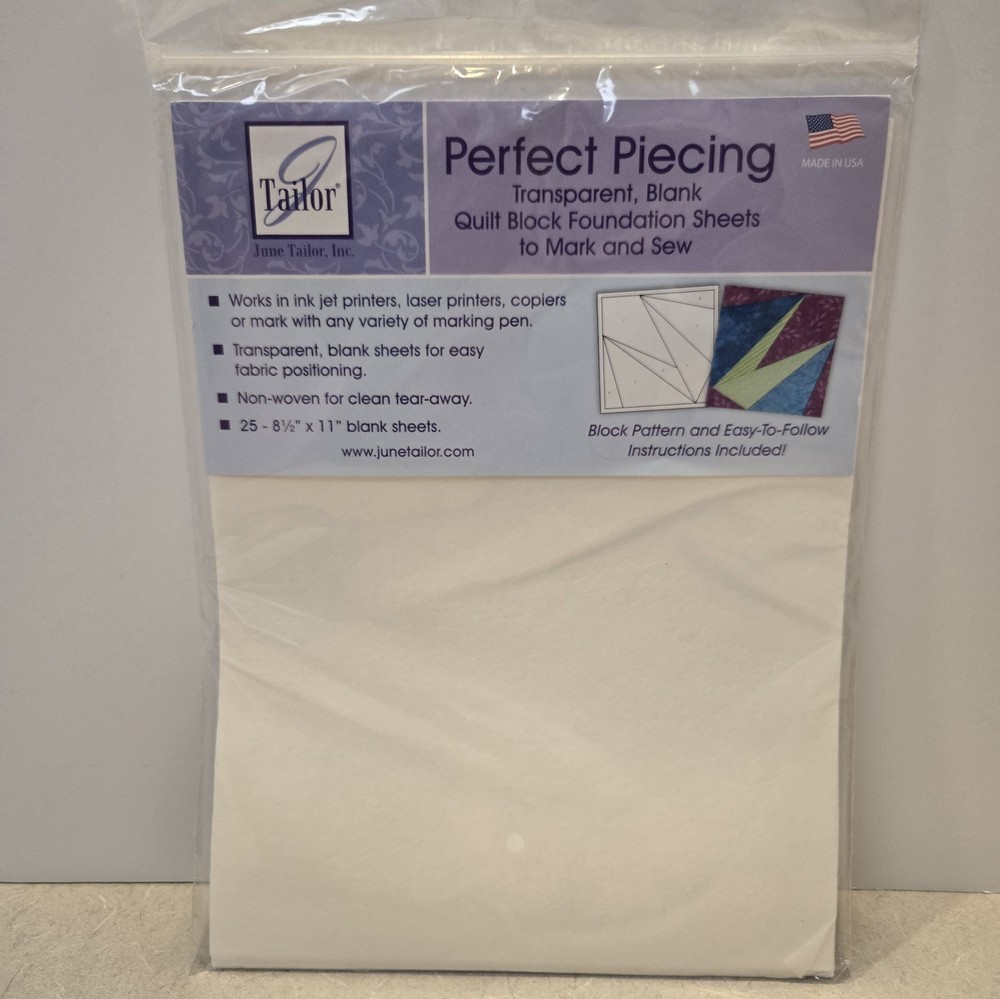 June Tailor Foundation Sheets for Paper Piecing