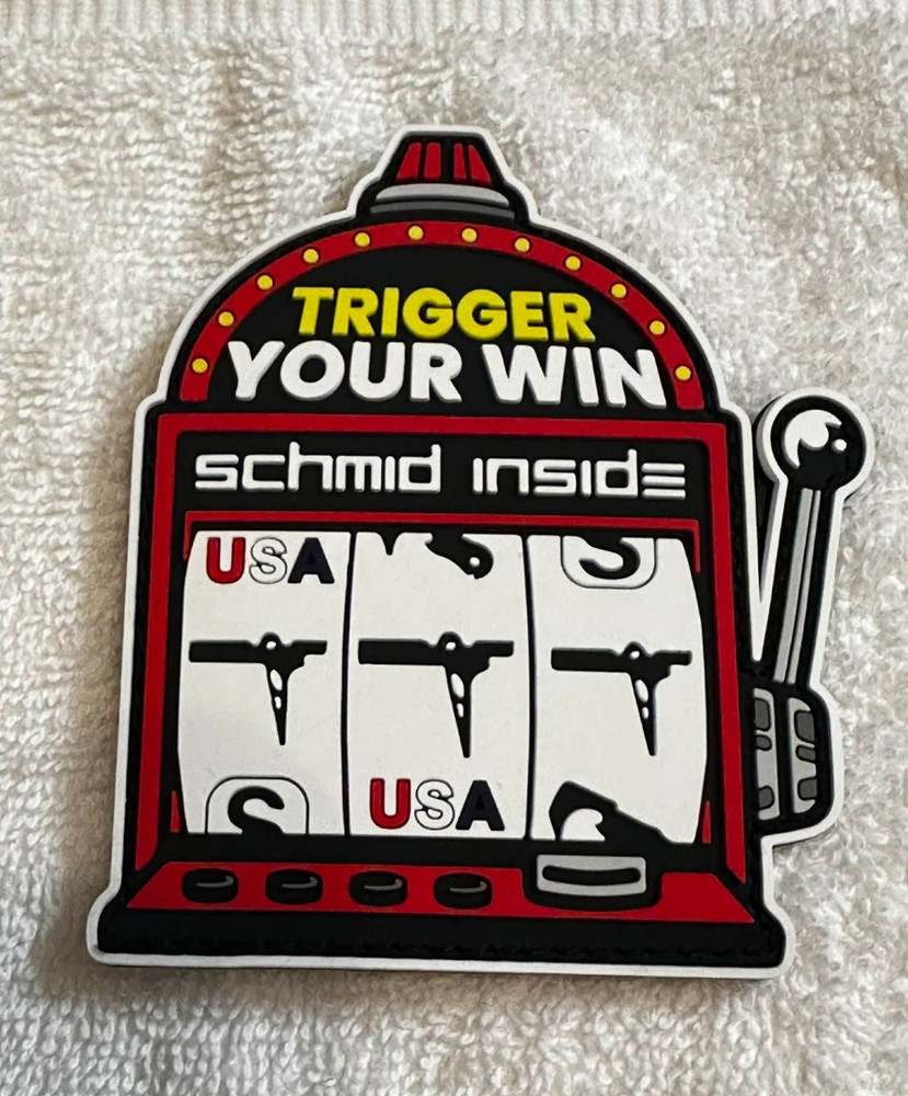 SHOT Show 2026 Get Hammered/Trigger Your Win" 2 Patch Bundle, Hook & Loop, NEW!