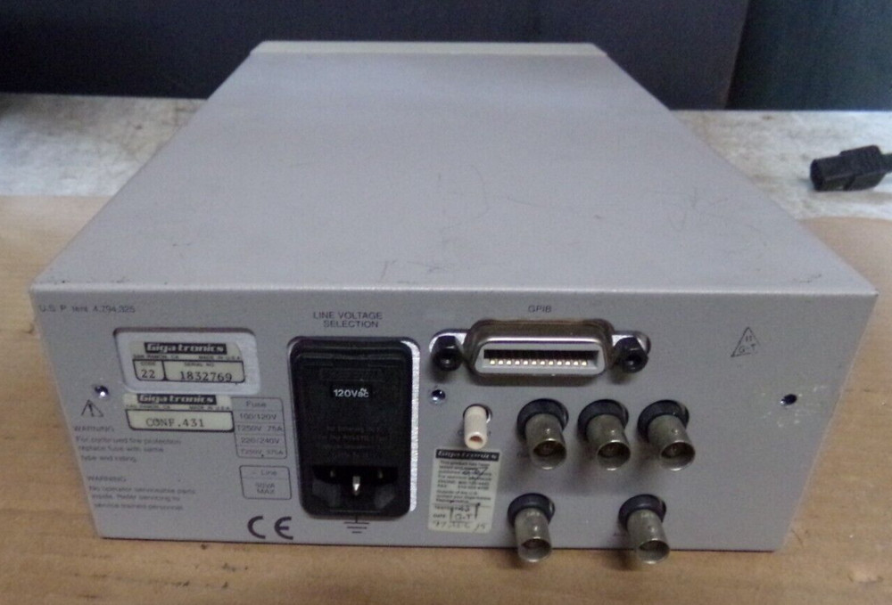 Gigatronics 8542C Dual Input Universal Power Meter Conf. 431