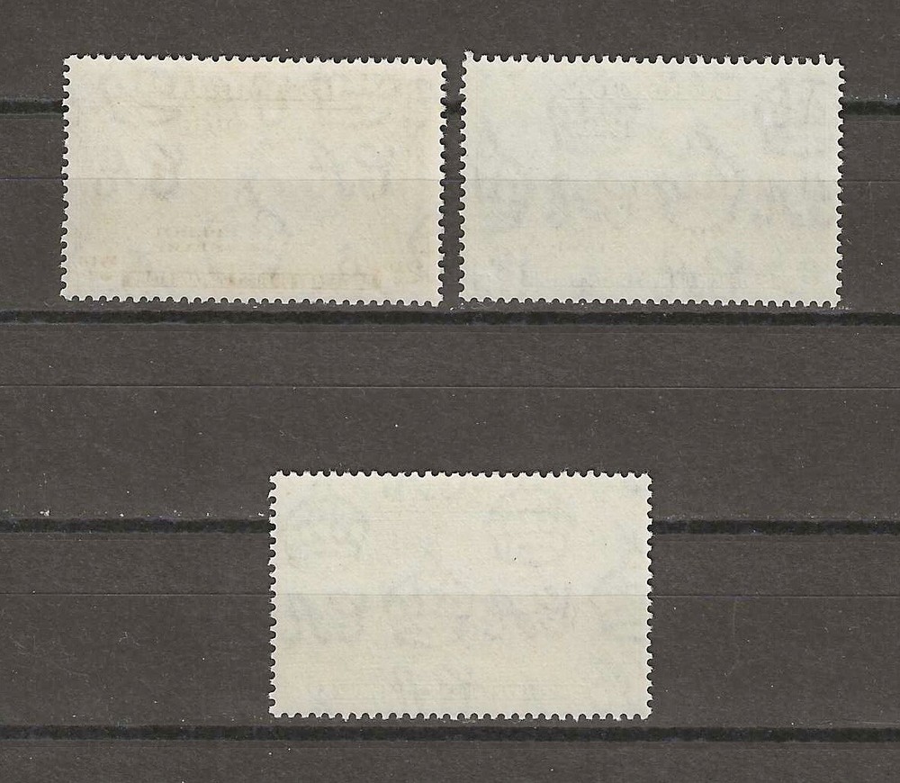 BERMUDA 1949 SG 127/129 MNH