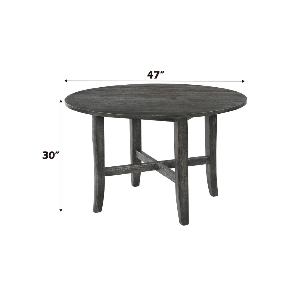 Kendric Rustic Gray Finish Dining Table