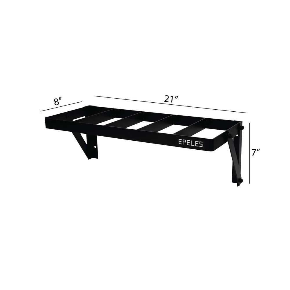 Backdrop Storage Rack, Mat Black, One Size
