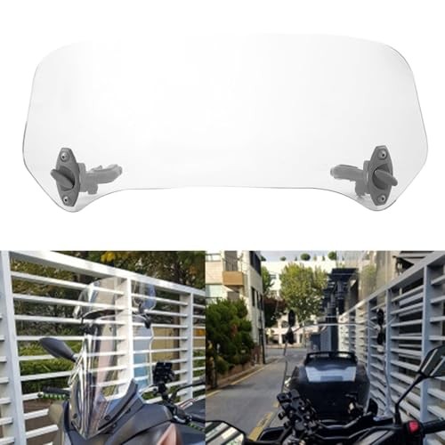for Motorcycle Windshield Extension Clips Universal Transparent small