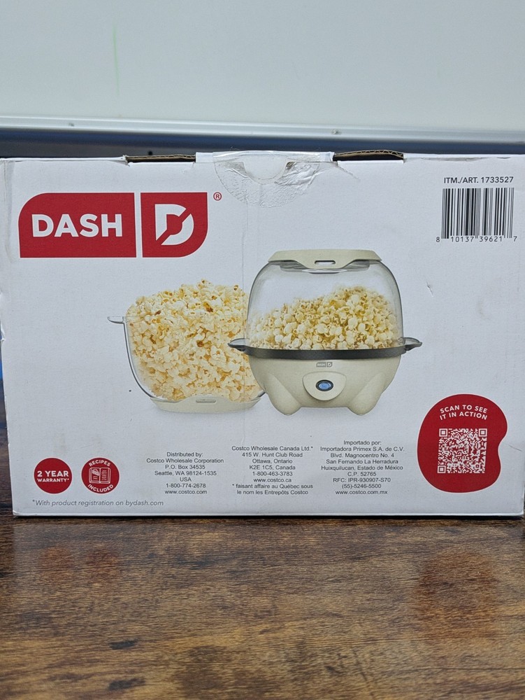 Dash D smartstore stirring popcorn maker