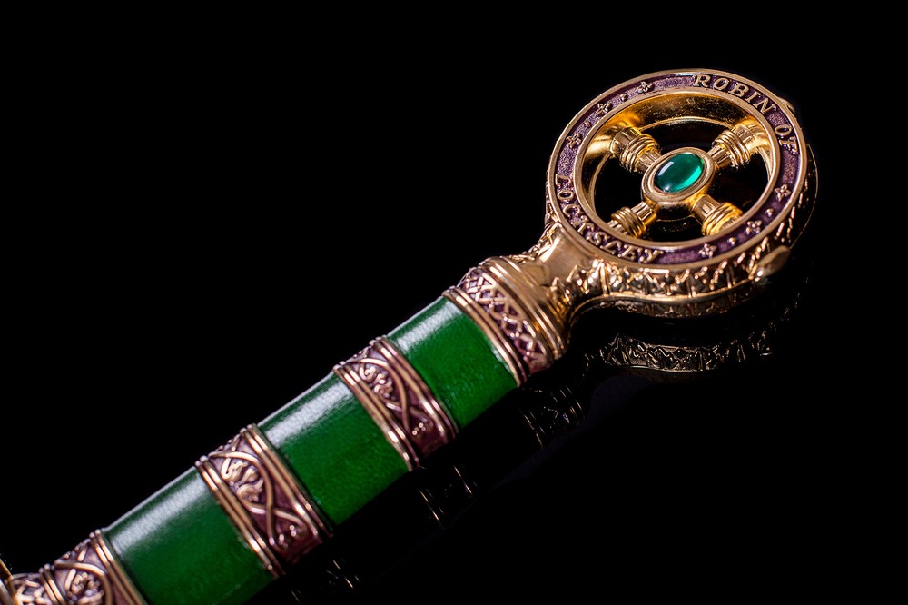 Sword Robin Hood Gold - Deep Engraving