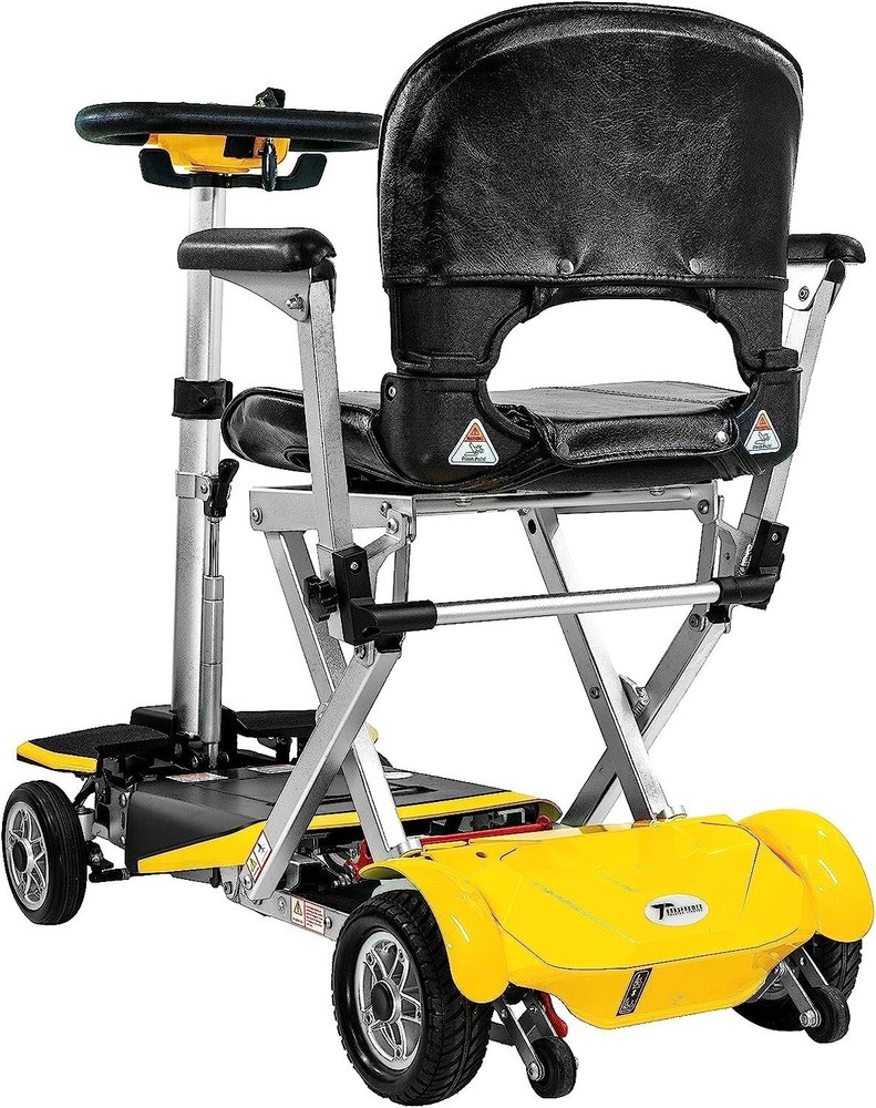 Transformer 2 Automatic Folding Travel Scooter Yellow with Lightweight...
