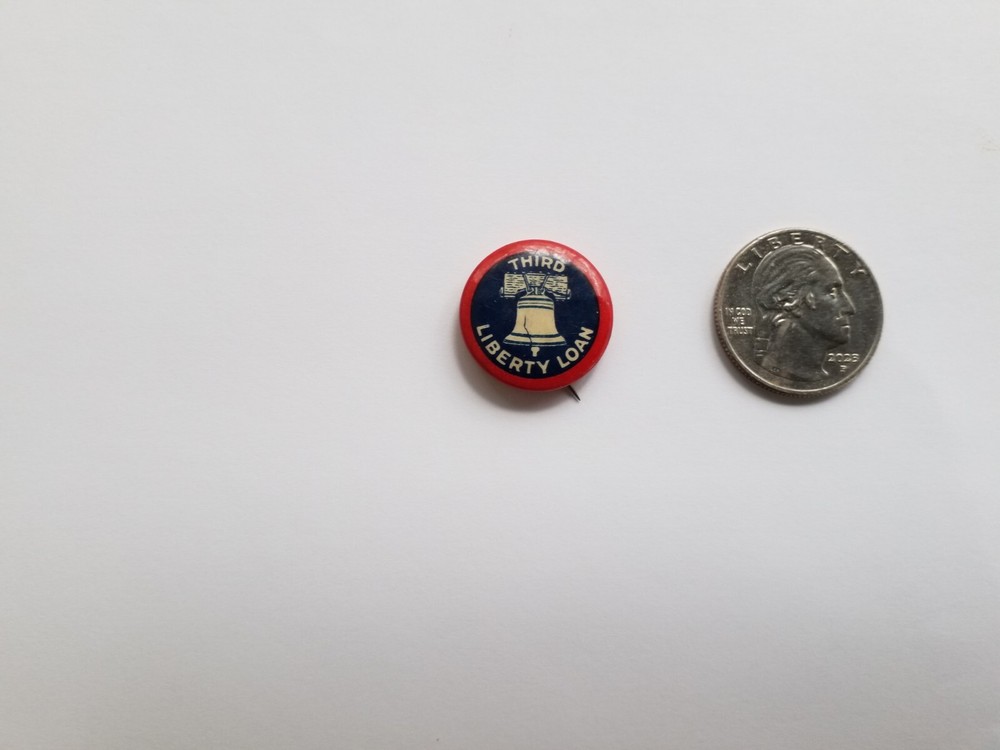 WW1 Third Liberty Loan Pinback 1918
