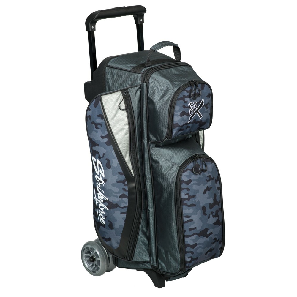 KR Strikeforce Drive Grey Camo 3 Ball Roller Bowling Bag