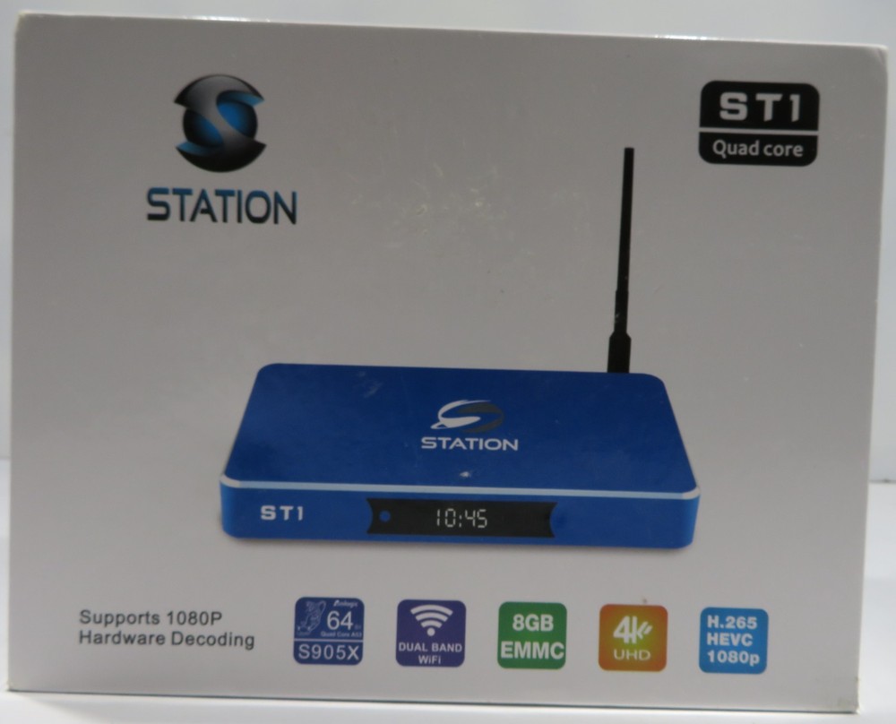 STREAM STATION ST1 ANDROID TV BOX VIDEO STREAMER STREAMING DEVICE