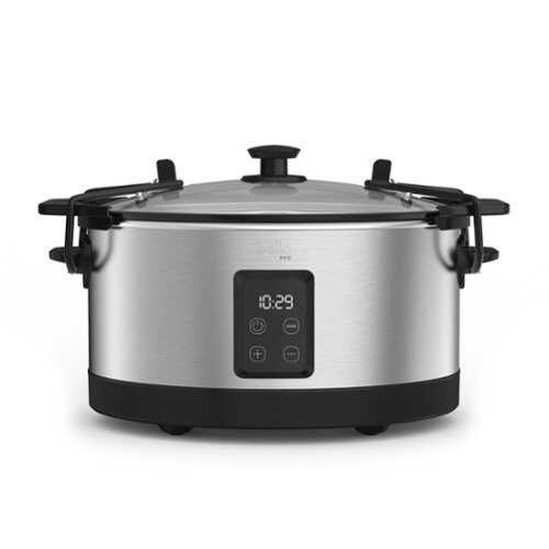 bella PRO - 7-qt. Programmable Slow Cooker with Searing Function - Stainless ...