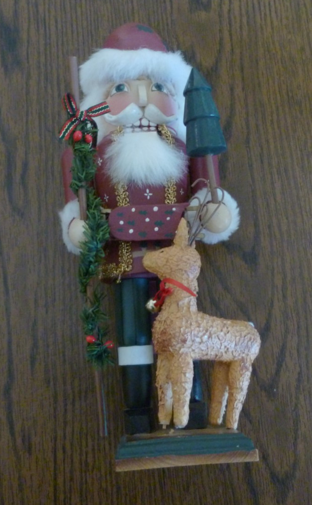 Hand Painted Wood Nutcracker Christmas Decor