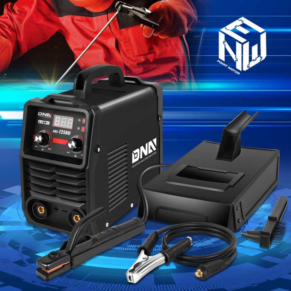 110V Portable IGBT ARC Welding Machine LED Display & Hot Start Arc Force Black