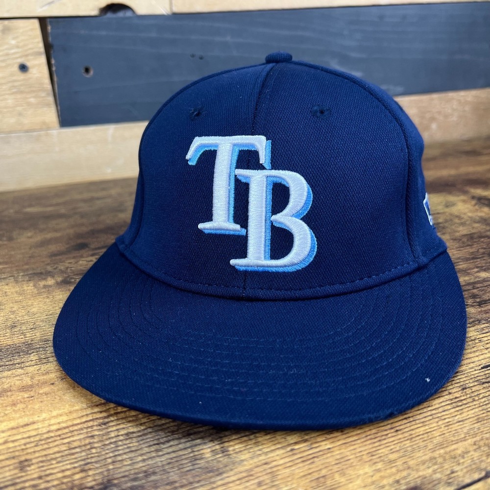 Tampa Bay Rays Logo OC Maverick Fitted Hat Cap S/M